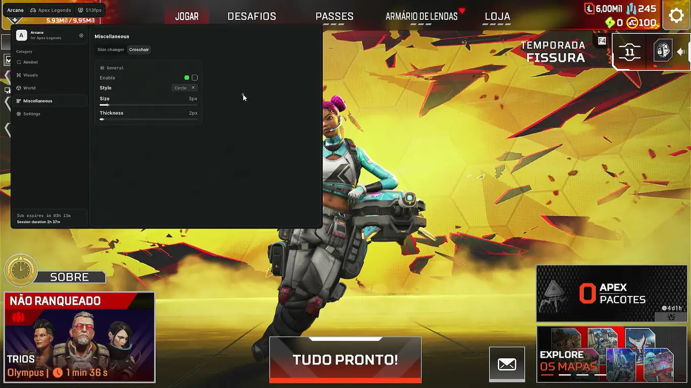 Screenshot 34 do cheat Apex Legends Arcane